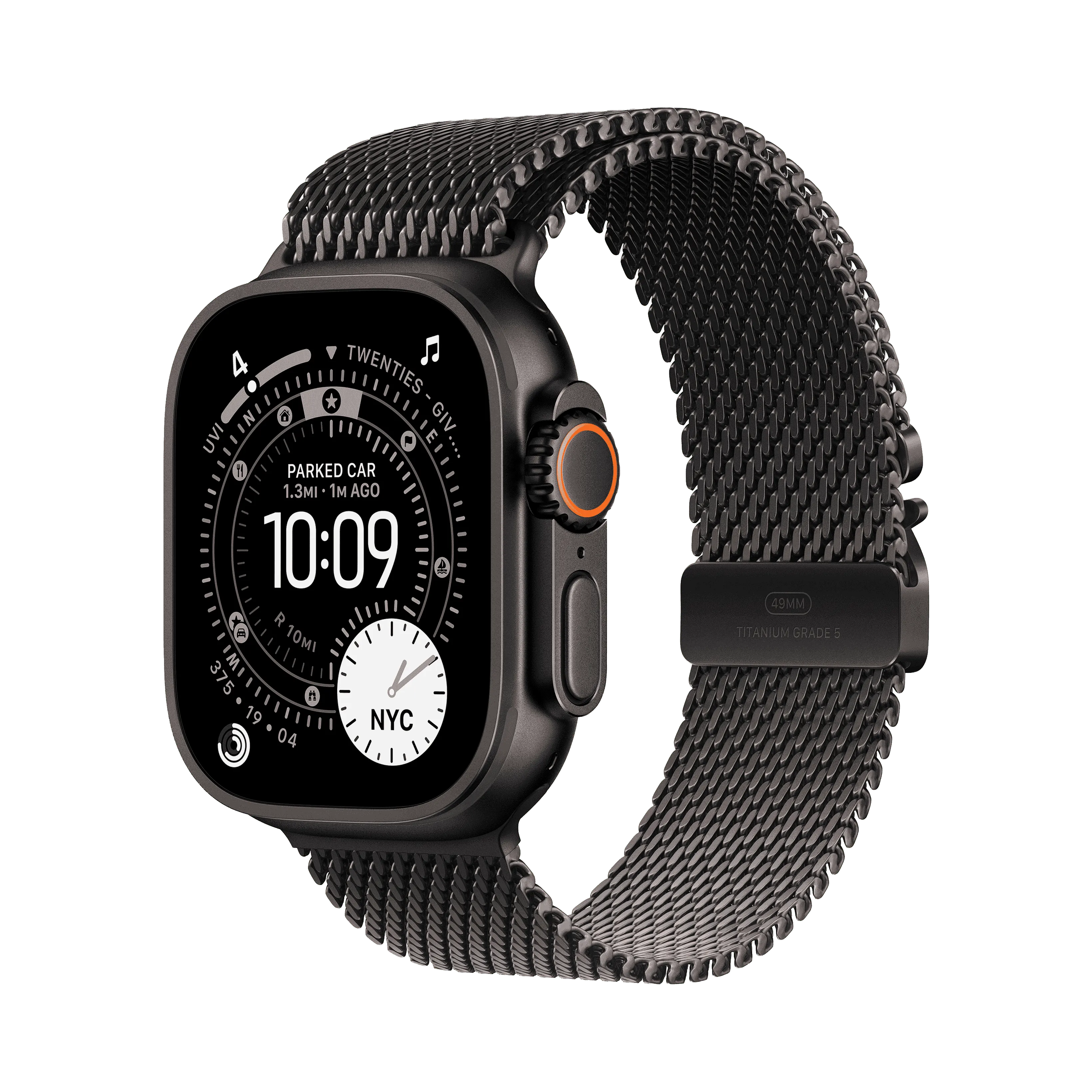 Apple Watch Ultra 3 49 мм, корпус из черного титана, миланская петля — купить в РК-Тек