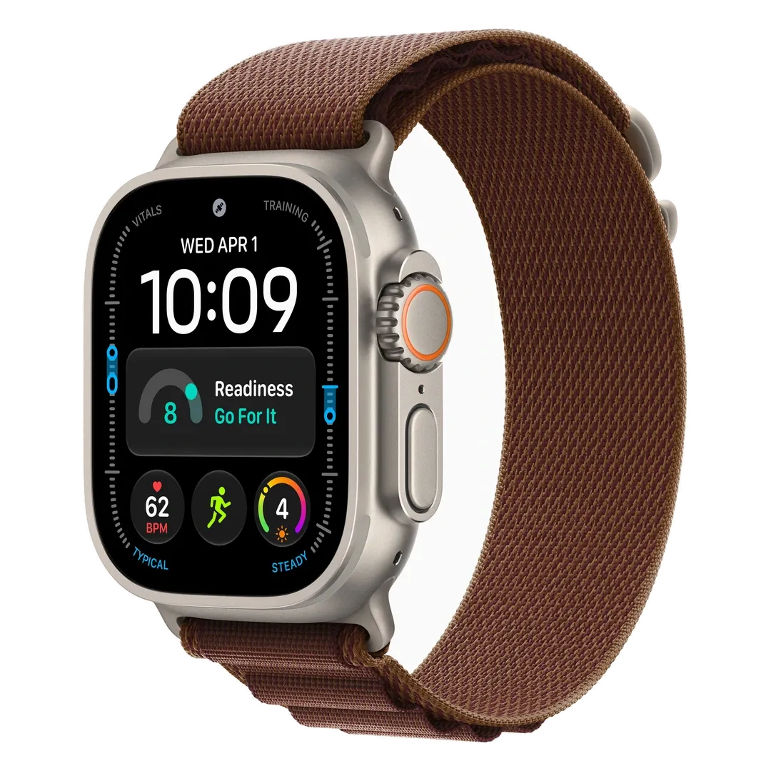 Apple Watch Ultra 4 49 мм, корпус из натурального титана, альпийская петля — Rust — купить в РК-Тек