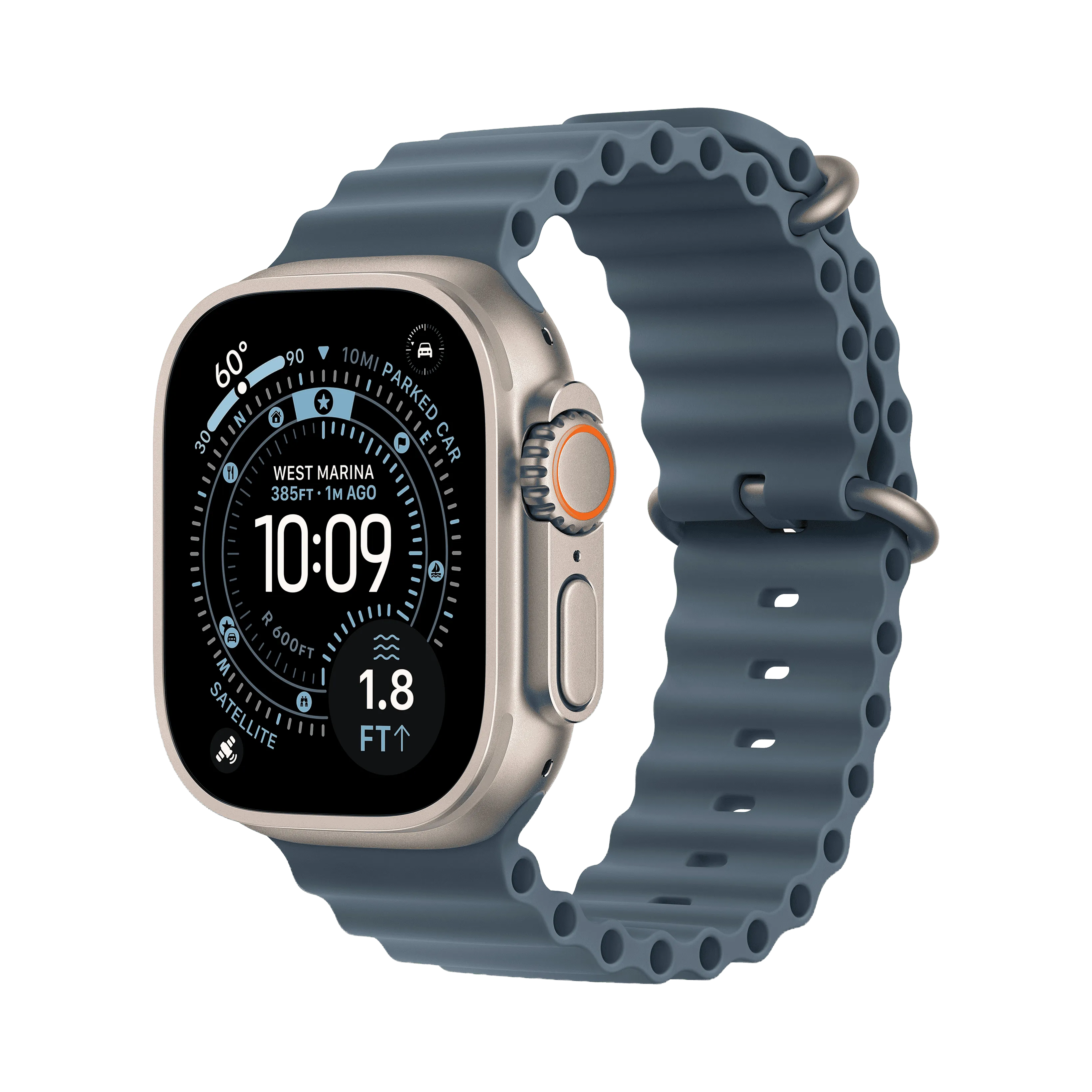 Apple Watch Ultra 3 49 мм, корпус из натурального титана — купить в РК-Тек